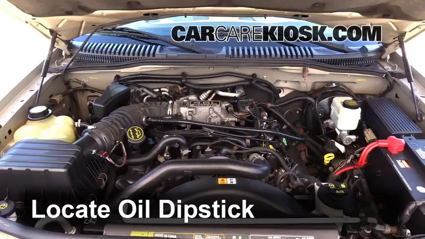 2005 Mercury Mountaineer Premier 4.6L V8 Oil Check Oil Level